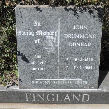 FINGLAND John Drummond Dunbar 1930-1986