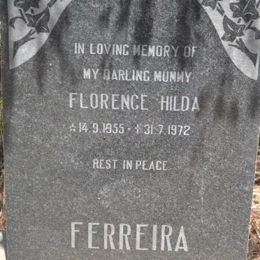 FERREIRA Florence Hilda 1955-1972