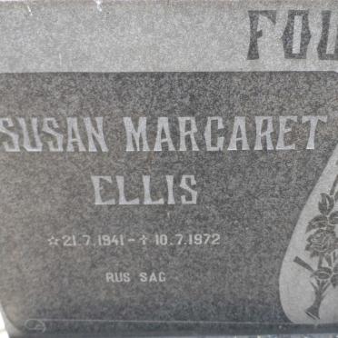 FOURIE Susan Margaret Ellis 1941-1972