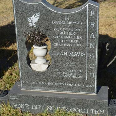 FRANSCH Lilian Mavis 1925-1999