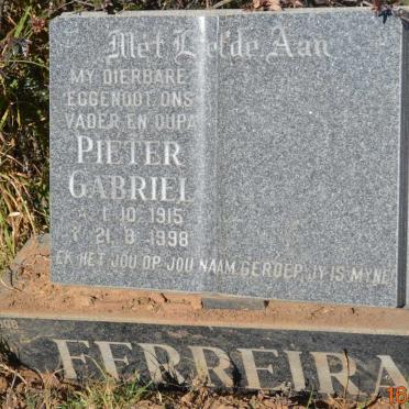 FERREIRA Pieter Gabriel 1915-1998