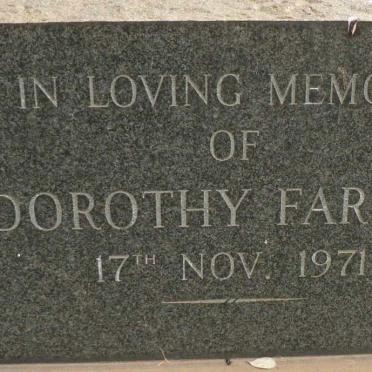 FARREN Dorothy -1971