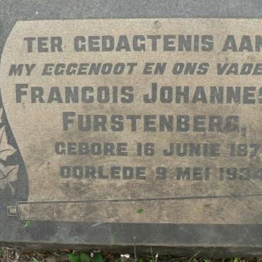 FURSTENBERG Francois Johannes 1871-1934