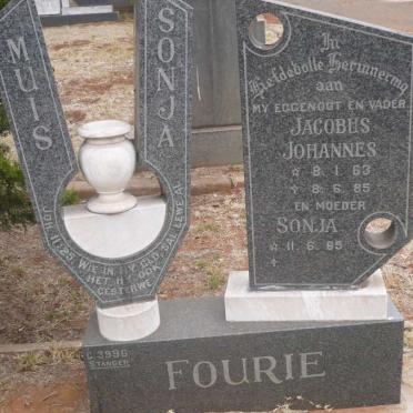 FOURIE Jacobus Johannes 1963-1985 &amp; Sonja 1965-