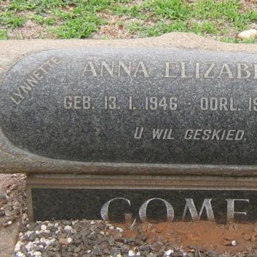 GOMES Anna Elizabeth 1946-1971