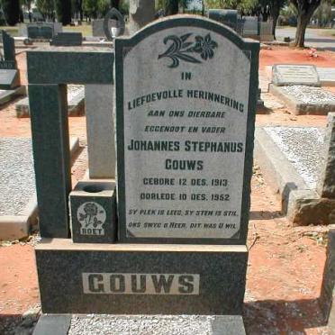 GOUWS Johannes Stephanus 1913-1952
