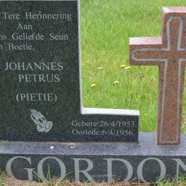 GORDON Johannes Petrus 1953-1956