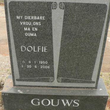 GOUWS Dolfie 1950-2006