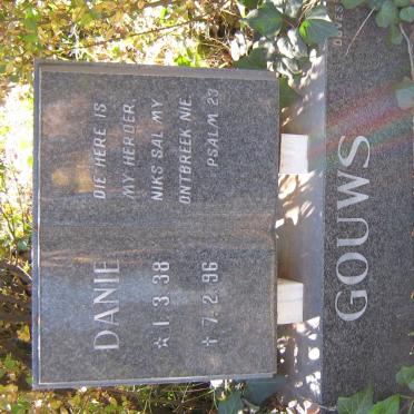 GOUWS Danie 1938-1996