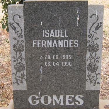 GOMES Isabel Fernandes 1905-1990