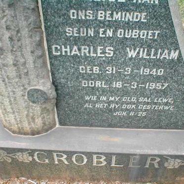 GROBLER Charles William 1940-1957