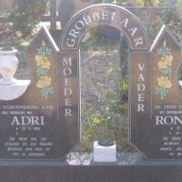 GROBBELAAR Ronnie 1951-1999 &amp; Adri 1956-