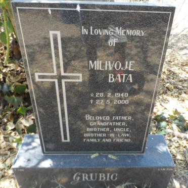 GRUBIC Milivoje Bata 1940-2000