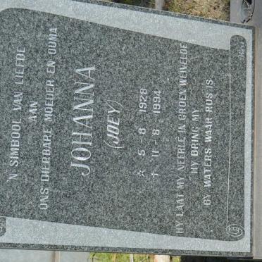 GROBLER Johanna 1928-1994