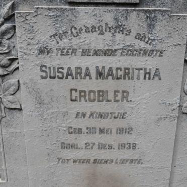 GROBLER Susara Magritha 1912-1939 :: GROBLER ?