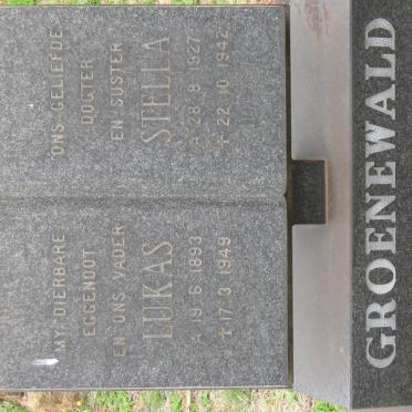 GROENEWALD Lukas 1893-1949 :: GROENEWALD Stella 1927-1942