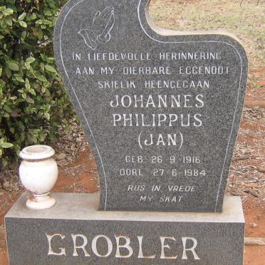 GROBLER Johannes Philippus 1916-1984