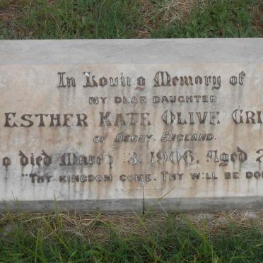 GRIMES Esther Kate Olive -1906