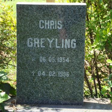 GREYLING Chris 1954-1996