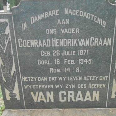 GRAAN Coenraad Hendrik, van 1871-1945
