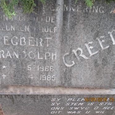 GREEN Egbert Randolph 1966-1985