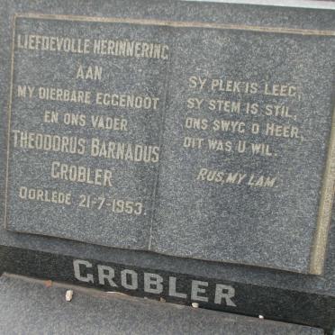 GROBLER Theodorus Barnadus -1953