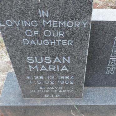 GREEN Susan Maria 1964-1982