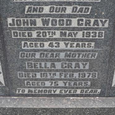 GRAY John Wood -1938 &amp; Bella -1978