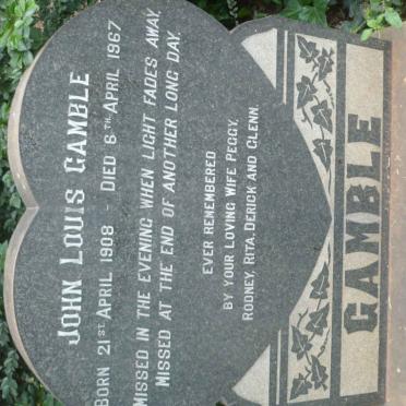 GAMBLE John Louis 1908-1967