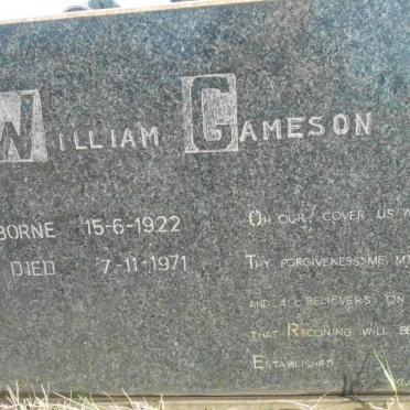 GAMESON William 1922-1971