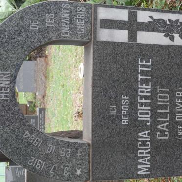 GALLIOT Georges Henri 1912-1984 &amp; Marcia Joffrette OLIVER -1969