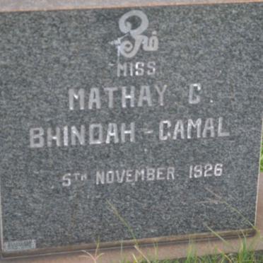 GAMAL Mathay C., Bhindah -1926