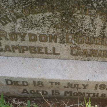 GARDINER Roydon Douglas Campbell -1927