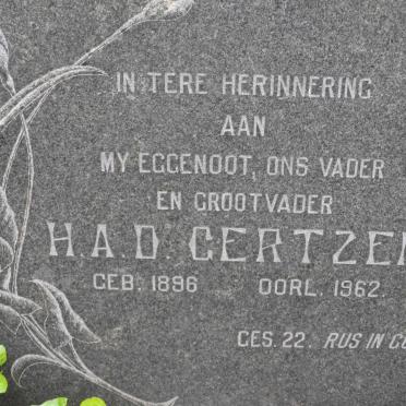 GERTZEN H.A.D. 1896-1962