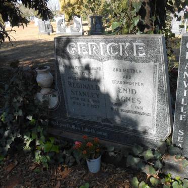 GERICKÉ Reginald Stanley 1946-1997 &amp; Enid Agnes 1951- :: GRANVILLE Sean 1979-2001