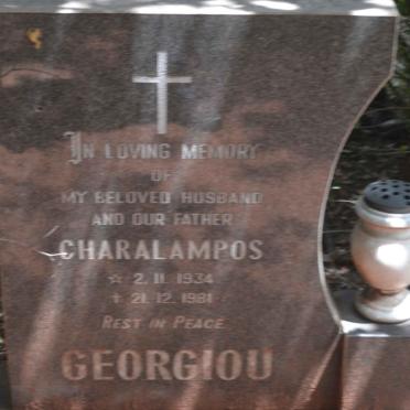GEORGIOU Charalampos 1934-1981