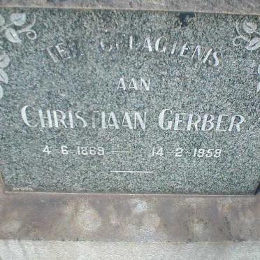 GERBER Christiaan 1869-1959