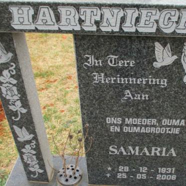 HARTNIECK Samaria 1931-2006