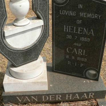 HAAR Carl, van der  -1983 &amp; Helena -1959