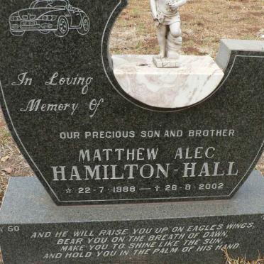 HALL Matthew Alec, Hamilton 1988-2002
