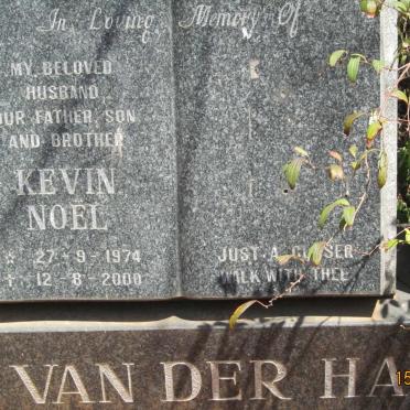 HAAR Kevin Noel, van der 1974-2000
