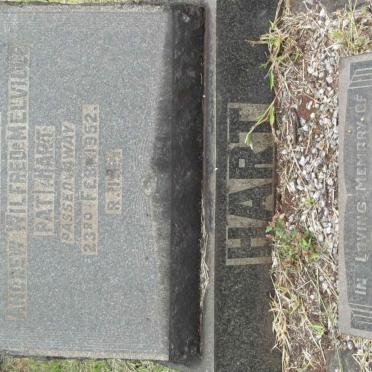 HART Andrew Wilfred Melville -1952 &amp; Louisa Elizabeth -1978
