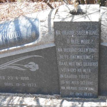 HAYWOOD Abraham Petrus 1907-1978 &amp; Anna 1890-1973