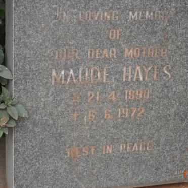 HAYES Maude 1890-1972