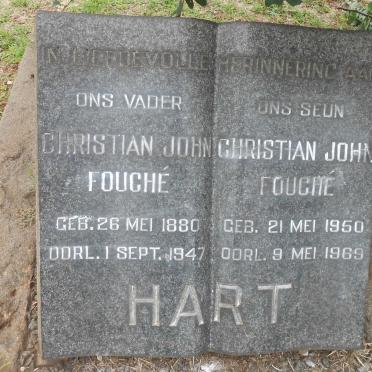 HART Christian John Fouché 1880-1947 :: HART Christian John Fouché 1950-1969