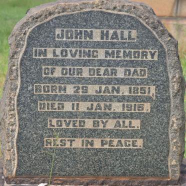 HALL John 1851-1915
