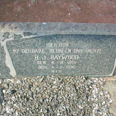 HAYWOOD B.J. 1901-1936