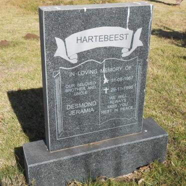 HARTEBEEST Desmond Jeramia 1967-1998