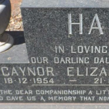 HAGER Caynor Elizabeth 1954-1969