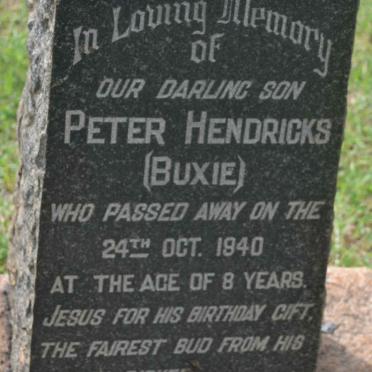 HENDRICKS Peter -1940